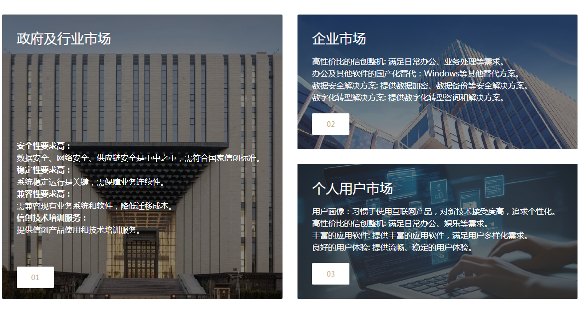 信创电脑行业应用